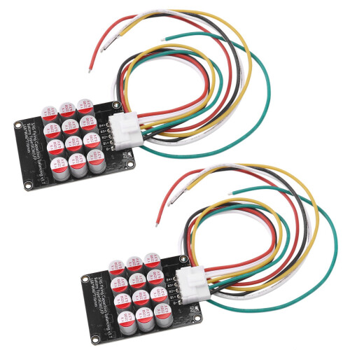 2X 4S 5A Whole Group Balancer Active BMS Board Lithium Lipo Lifepo4 Battery Equalizer  Transfer Capacitor