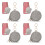 4Pcs Portable Bag Zipper Case with Clip 6