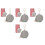 4Pcs Portable Bag Zipper Case with Clip 7
