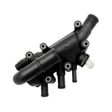 Engine Thermostat Coolant Cooling Water Outlet Thermostat Housing Assembly for Fiesta 4 5 Ka Streetka 2S6G8A586B2A