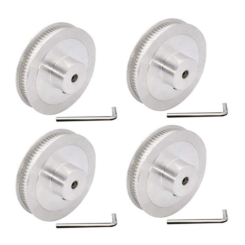 4X,5Mm Bore Gt2 80T Pulley Synchronous Wheel 2Gt Timing Belt Pulley 80 Teeth For Voron 2.4 3D Printer 6Mm Width Belt 6033393093506
