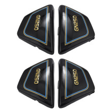 2 Pair Right & Left Frame Side Covers Panels for Motorcycle Parts Gn 250 Gn250 Gn250 Motorcycle Parts Black