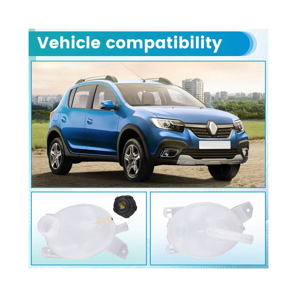 217104354R Coolant Expansion Water Tank With Cap For Clio Mk4 Captur Duster Mk1 Mk2 217107259R Light 4711039583285