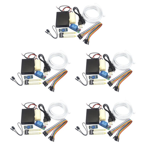 5X Automatic Irrigation Module DIY Kit Automatic Watering Module Soil Moisture Detection Automatic Water Pumping