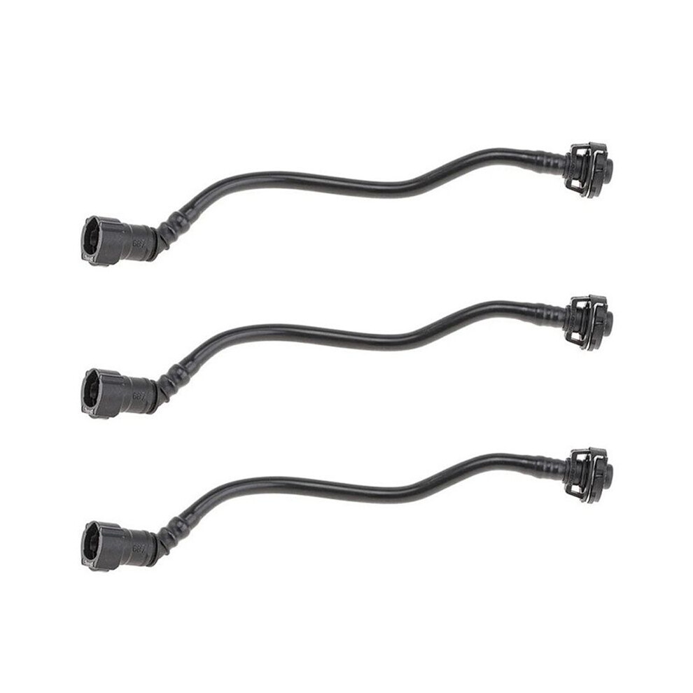 3X 95B122447,95B122447e Engine Coolant Reservoir Hose For Macan 95B 2014-2018 Black 6033314458537