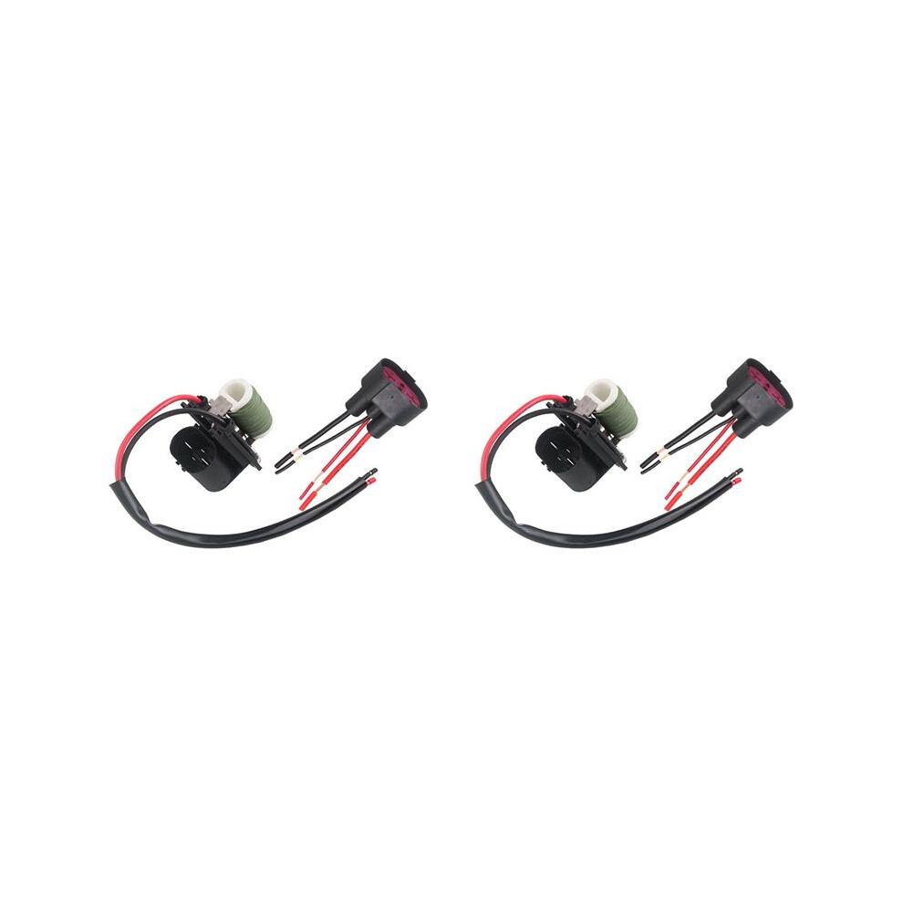 2X High Quality Car Blower Resistor Connector Plug 13427160 13427161 13289627 For Aveo Regal Cruze 4711262554373