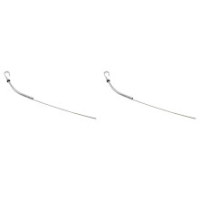 2X Oliepeilstokbuis Chroom SB voor Chevy-Motor Uit 1955-79 283 305 327 350 383 400 Drivers 4957