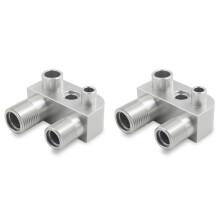 2X do Konwersji Silnika LSX LS3 Adapter Sprężarki Klimatyzacji, Aluminiowy Adapter Sprężarki Klimatyzacji