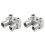 2X for LSX LS3 Engine Swap Conversion A/C  Compressor Adapter Fitting, AC Compressor Aluminum Adapter 1
