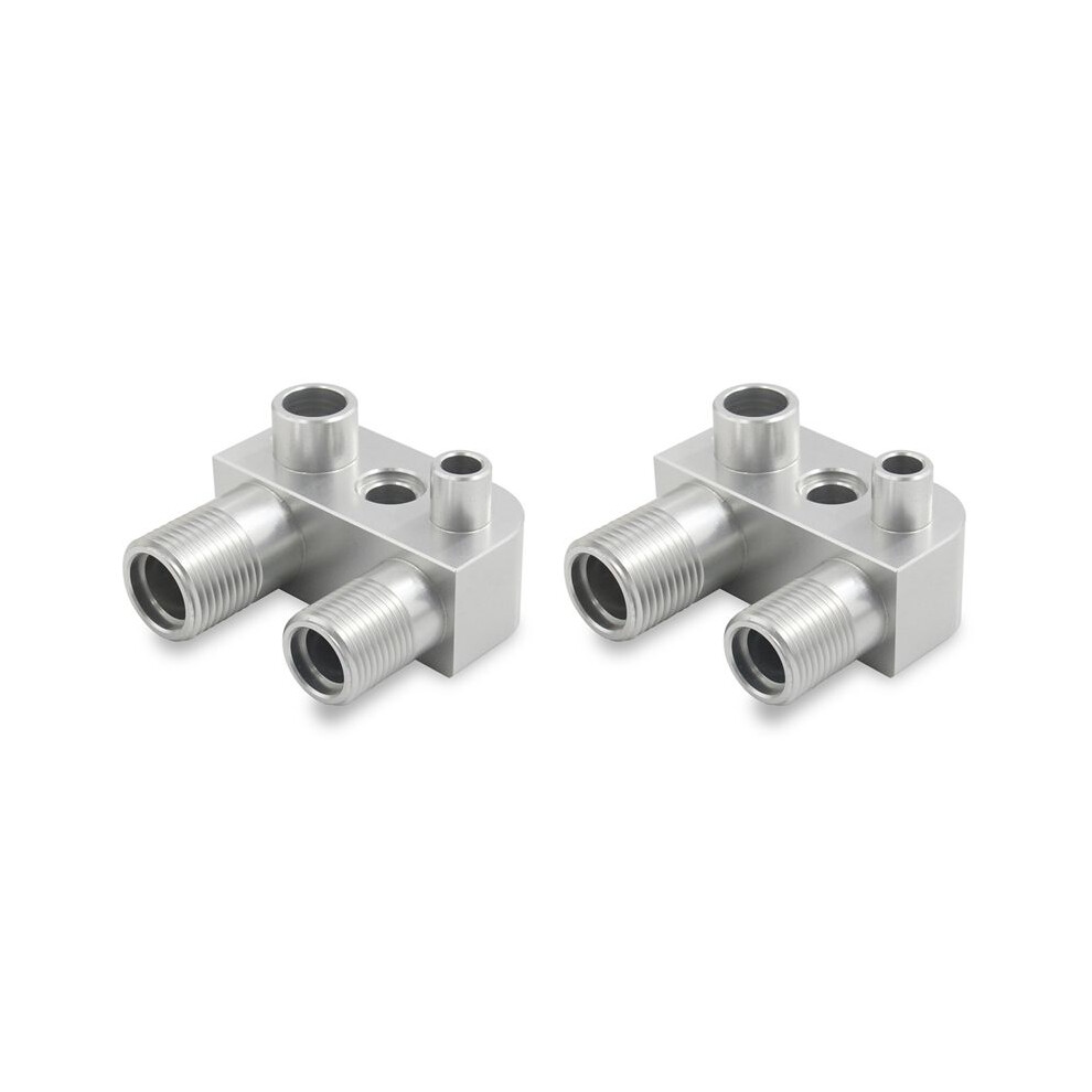 2X For Lsx Ls3 Engine Swap Conversion A/C Compressor Adapter Fitting, Ac Compressor Aluminum Adapter 6033987398406