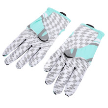 Football-Handschuhe Battle Cyan Silikon Rutschfest Amerikanischer Sport M