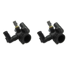 2X 1731770 Engine Coolant Thermostat for Transit Tourneo Custom Jumper Boxer 9678741380 BK2Q8A586AB