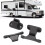 Set di fermaporta per camper e caravan, gancio a forma di T e supporto di bloccaggio 1
