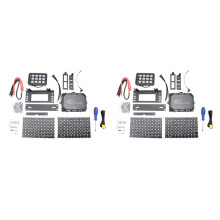 2X 12 Gang Panel RGB Pod 12v Panel for Car Truck Offroad RV Van SUV UTV ATV