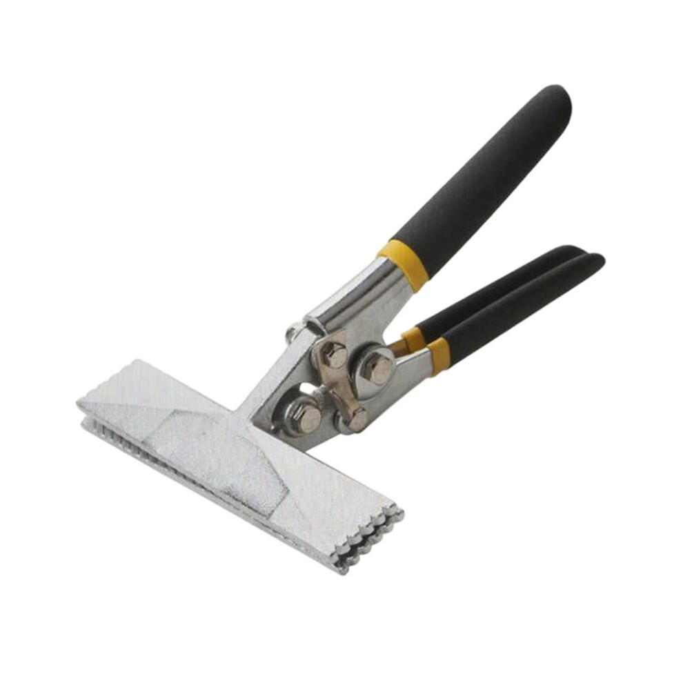 Hand Seamer, 6 Inch Straight Jaw Sheet Bender Tools For Flattening Metal, Bending Pliers With Dipped Cushion Handle 4713147269501