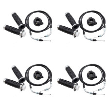 4X Universal Gashandtagsset med 78 Tums Skotergaskabel för 50Cc 80Cc 125Cc 150Cc GY6