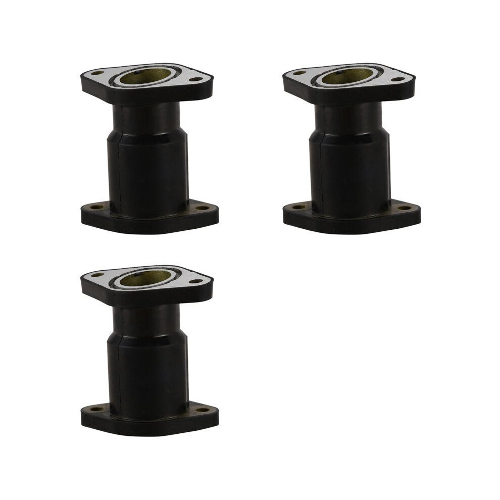 3X Intake Manifold Carburetor Boot Fits For Breeze 125 Yfa1 1989-2004 Black 6031762610149