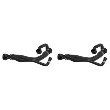 2X 17127534918 Water Tank Upper Radiator Coolant Hose for E60 E61 E63 E64 540I 550I 650I