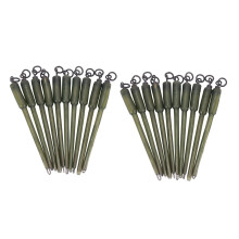 20Pcs Carp Fishing Connector Swivels PVA Tube Bags Stems Solid Bag Stems Lead Insert End Terminal Tackle