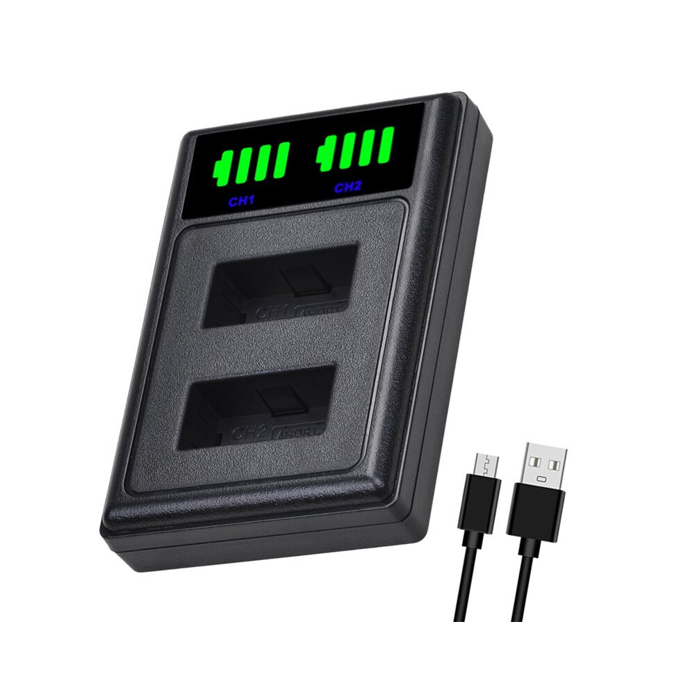Ahdbt-301 302 Led Usb Charger For Hero3+Go Pro Hero 3 Hero 3 Hd Cameras 301, Led Display Dual-Slot Chargers Black/White/Silver 4712494454912