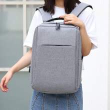 Anti-Theft Laptop Backpack Large Capacity Travel Bag Men's Waterproof Backpack Student School Bag-Black