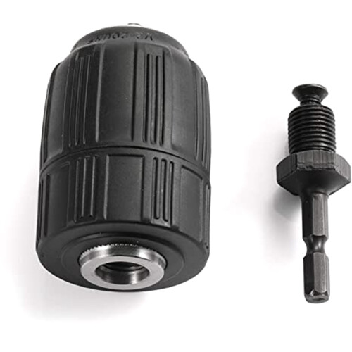 1/2inch Keyless Drill Chuck Drill Chuck Adapter for Impact Driver Quick Connect