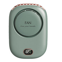 Fan  USB Cooler Rechargeable Ventilador Travel Handheld Portable Silent Small Electric Cooling Fans Green