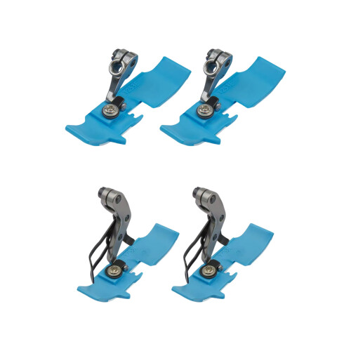 2Pcs 4 Thread Sergers Overlock Machine-Blue presser foot sh 1