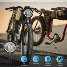180 Lúmenes Brillante Retro Bicicleta / Bicicleta / Ciclismo Triciclo Luz Led Faros Lámpara de Seguridad