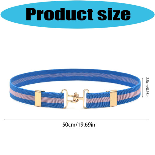 Practical Adjustable Elastic Belt for Kids-dark blue p dots 1