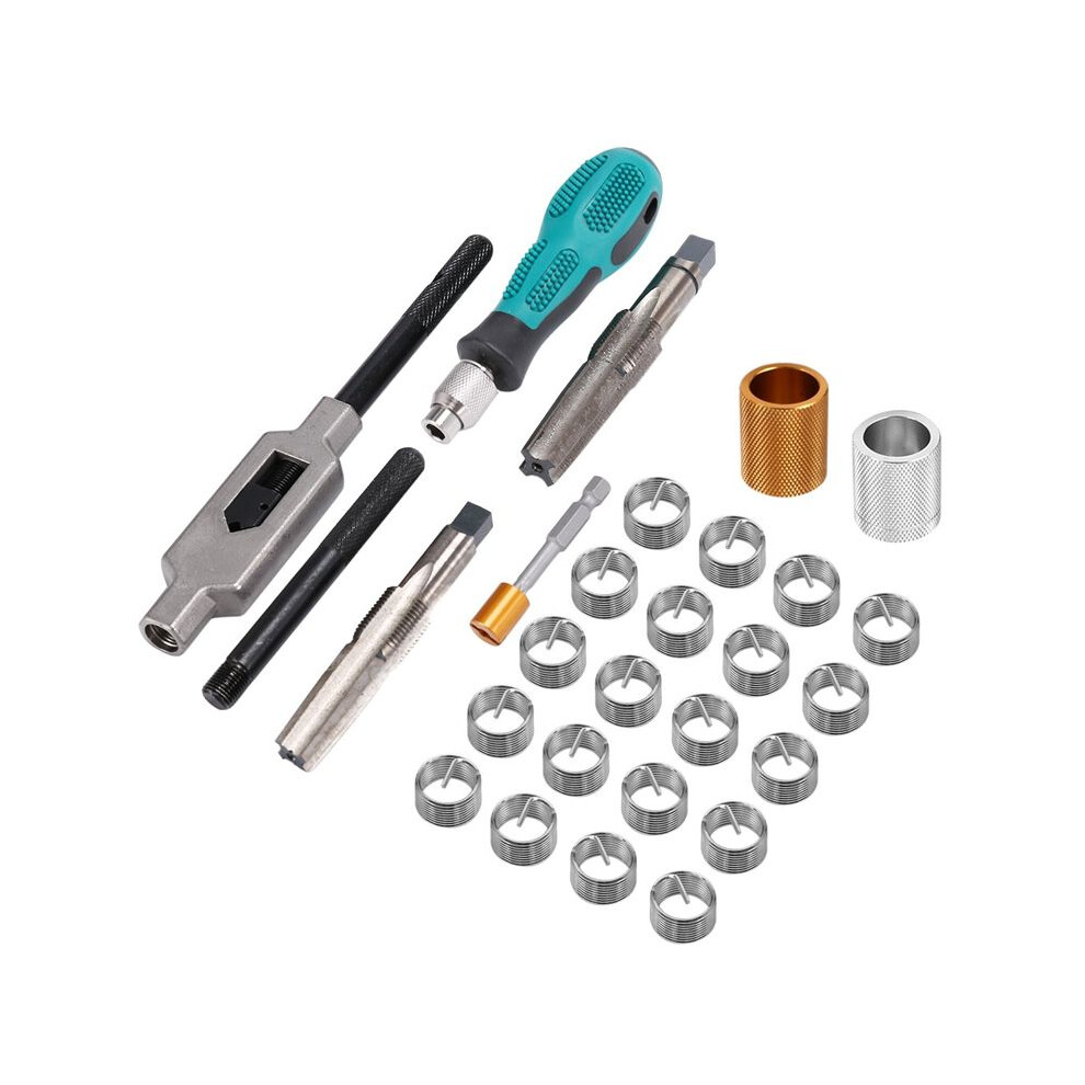 Bicycle Repair Thread 9/16 Inch Bicycle Thread Tapping Device Cycle Crank Saver Kit Pedal Thread Repair Tap Thread Tool 4713045217741