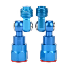 2Pcs 7/8 Inch F-7/8 Inch M Airless Spray Machine Swivel Joint Adapter Silver Swivel Joint for Wagner/ Paint Sprayer