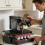 Dense Coffee Appliance Storage With not Slip Base And-Black 6