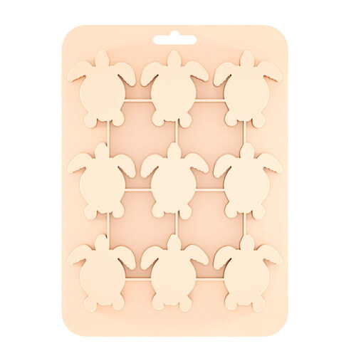 Creative Turtles Ice Cubes Mold Silicone For Children-Pink