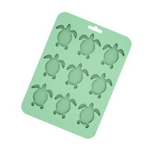 Dishwasher Safe Turtles Ice Cubes Mold Silicone Easy-Green