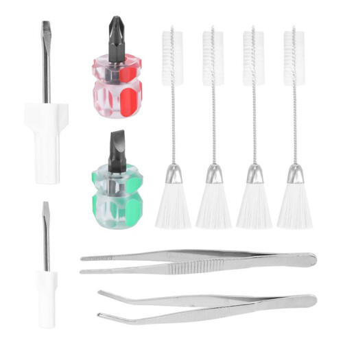10Pcs Sewing Machine Cleaning Kit, Short Screwdriver, Flathead   Screwdrivers Sewing Machine Repair Tool 1