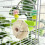 Durability Wooden Parrots Gym Interactively-Green Gourd stick 6