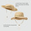 Foldable Outdoor Hat With Adjustable Chin Cord-Khaki 1 7