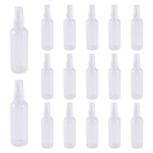 50PCS 100 Ml Transparent Plastic Perfume Atomizer Small Empty Spray Refillable Bottle Travel Bottles Set