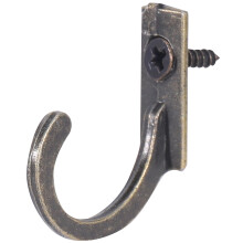 100 StüCke Vintage Hut Mantel TüR Haken an der Wand Montiert Zink Legierung Haken Hause Handtuch Kleider BüGel Badezimmer Wand Behang Haken