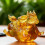 Figurines de chevaux en verre, Statues d'animaux,-Vert 6