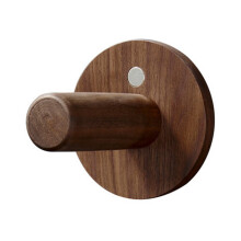 Wall Mounted Hair Dryer Holder Set Compatible with Solid Wood Bracket Stand Bathroom Accessories Rack Organizer B
