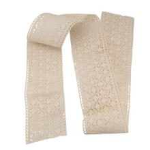 Table Runner Macrame for Wedding in Boho Style Beige Cream (15 x 200 cm) Table Runner,Vintage Crochet Rustic , Wedding
