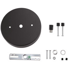 Ceiling Lighting Canopy Kit Pendant Light Plate Cover with All Mounting Hardware for Chandelier or Pendant Light Black