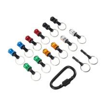 12 PeçAs 1/4 Polegada Hexagonal Porta Bits Titular Keychian, Chaveiro Barra de ExtensãO Chave de Fenda Adaptador Soquete Titular