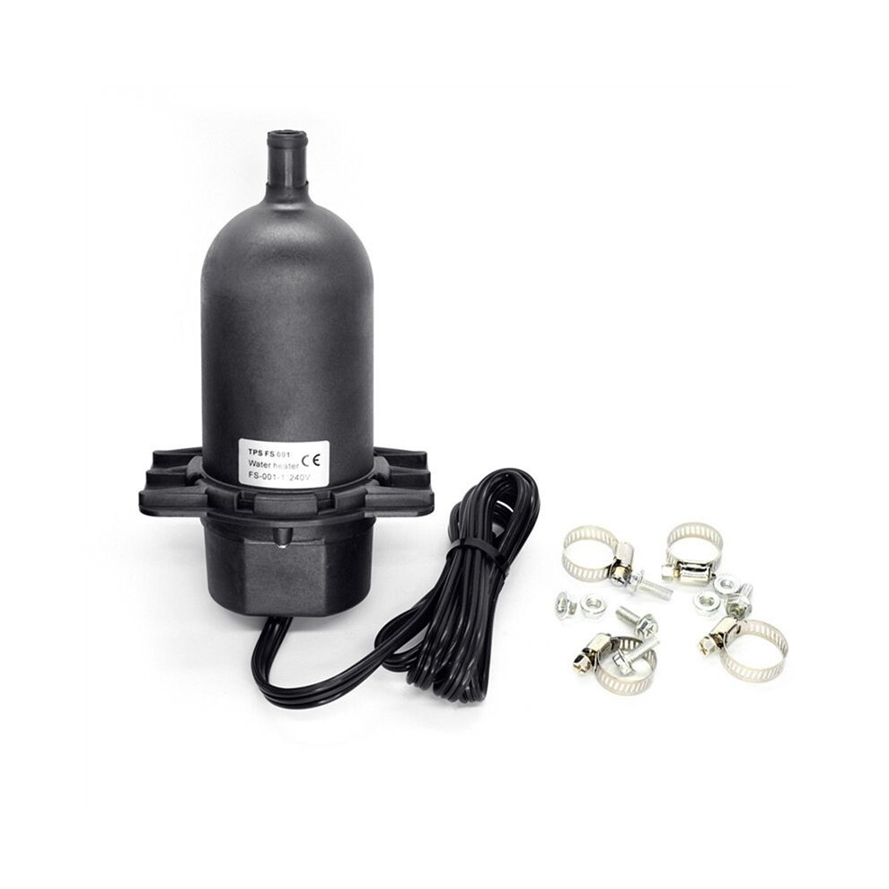 Engine Block Heater ,Self-Circulation Engine Water Heater Preheater For Generators Trucks Gas Engines 240V - 1000W Black 4711262642841