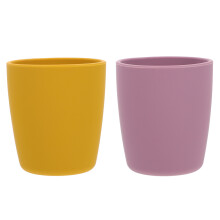 2St Siliconen Drinkbekers - Babytraining Cup in Mix Kleuren