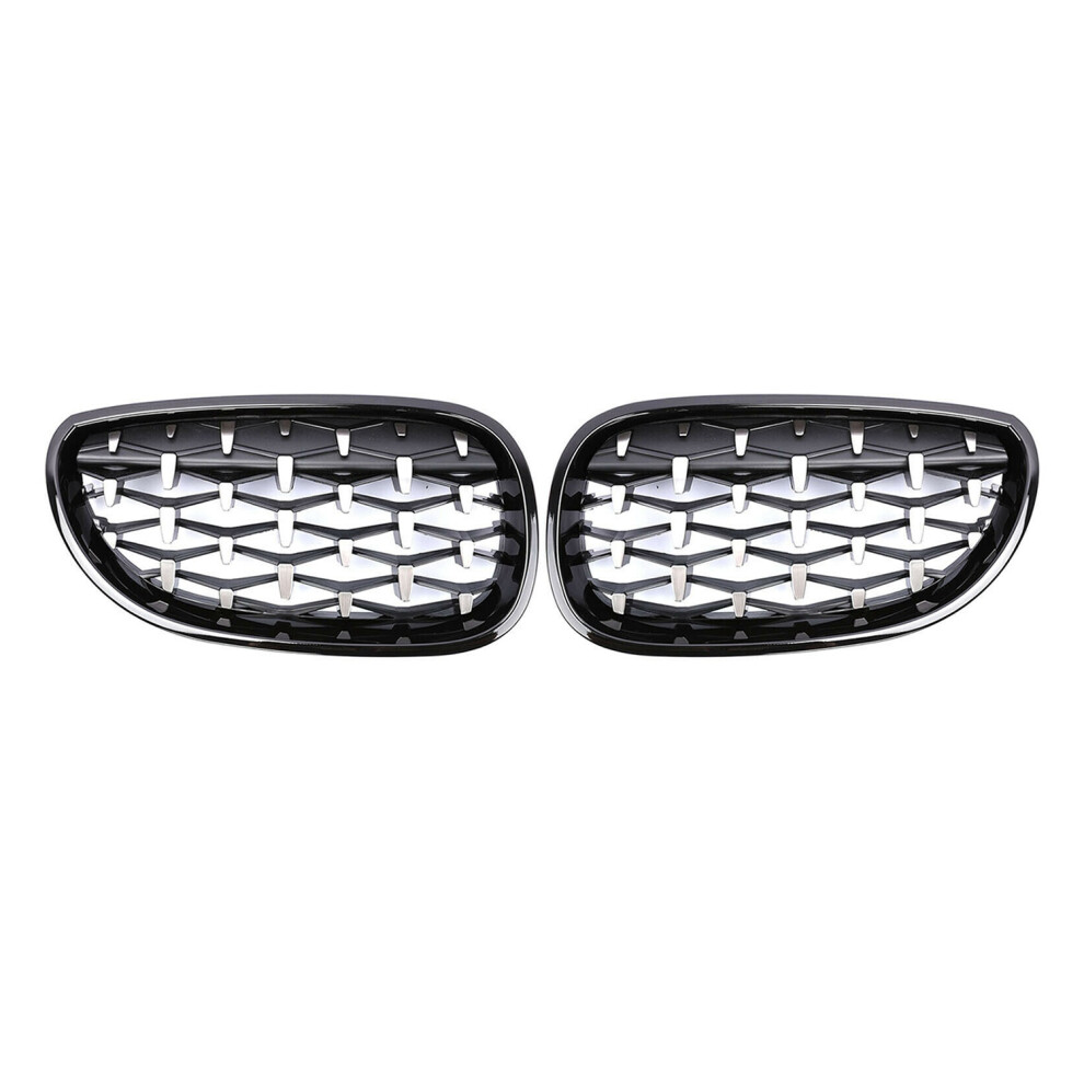 Front Bumper Kidney Grill Diamond Grille For E60 E61 5Series 550I 535I M5 2003-2010 Meteor 6033105607021