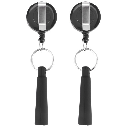 8Pcs Elastic Silicone Retractable Pencil Holder, Duty Retractable Pull Pen for Woodwork, Retractable Keychain Pen Case