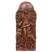 Antike Wicca GöTtin Statue, Altarskulptur, Griechische GöTtin Statue Mythologie Mutter Erde Gaia Figuren für Heidnisches Zuhause